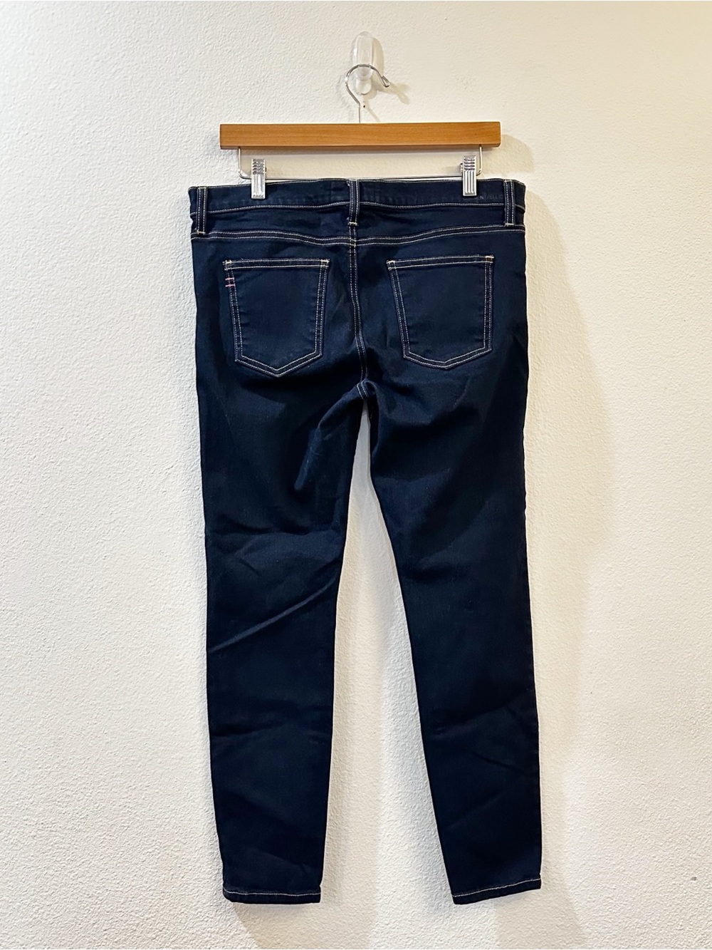 Hatch × Current Elliott Sz 29 Maternity Stiletto Jeans in Serenity Dark Wash - Picture 5 of 9